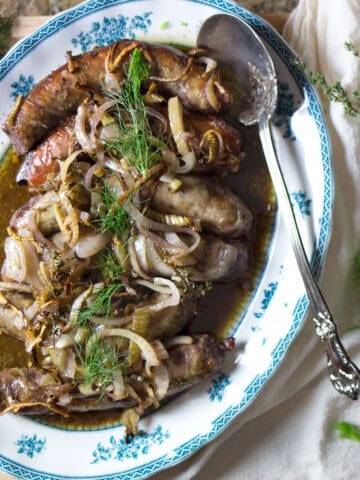 Featured Image - Fennel Braised Sausages