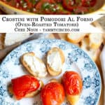 PIN for Pinterest - Crostini with Pomodori al Forno