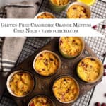 PIN for Pinterest - Cranberry Orange Muffins
