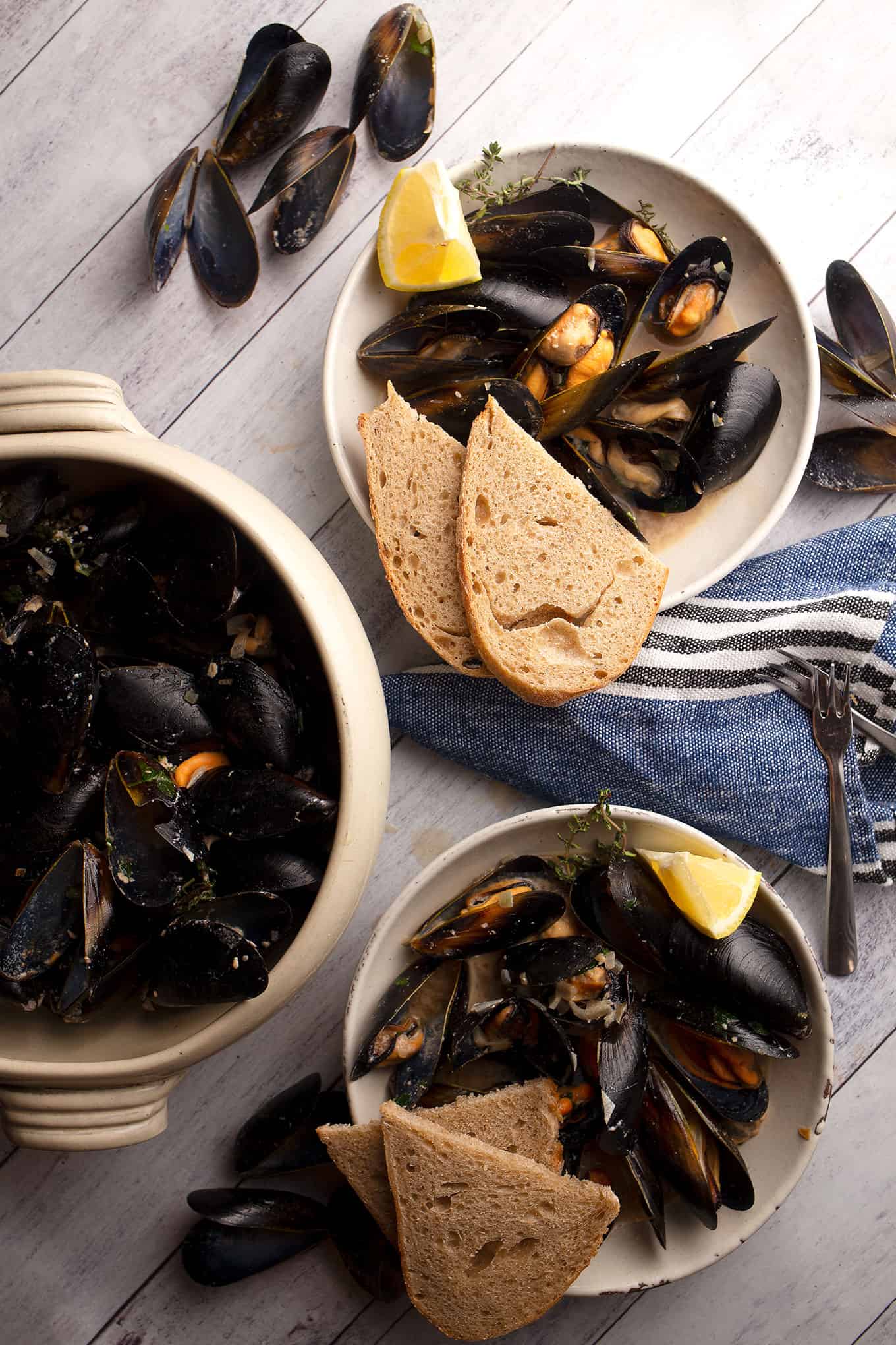 Guinness and Cream Mussels-image