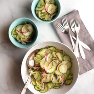 Featured image for Crispy Crunchy Cucumber Salad