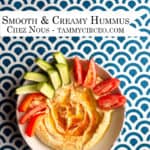 PIN for Pinterest - Smooth & Creamy Hummus