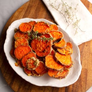 Featured Image - Herb & Parmesan Crusted Sweet Potato Rounds