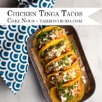 PIN for Pinterest - Chicken Tinga Tacos