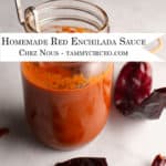PIN for Pinterest - Homemade Red Enchilada Sauce