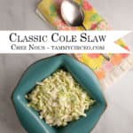 PIN for Pinterest - Classic Cole Slaw