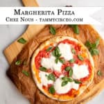 PIN for Pinterest - Margherita Pizza