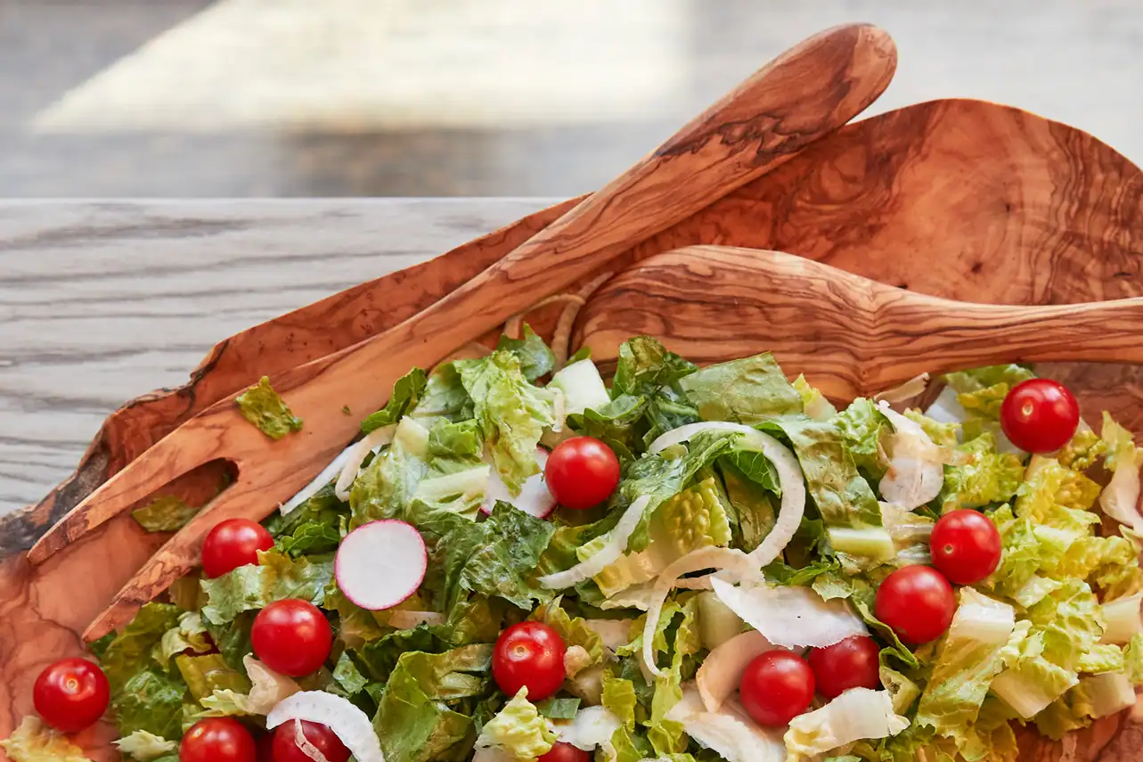 Italian Olivewood Serving Fork - Image 3